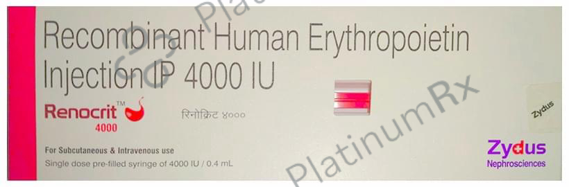 Renocrit 4000IU Injection 1s