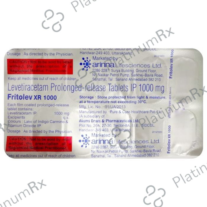 Fritolev 1000mg Tablet