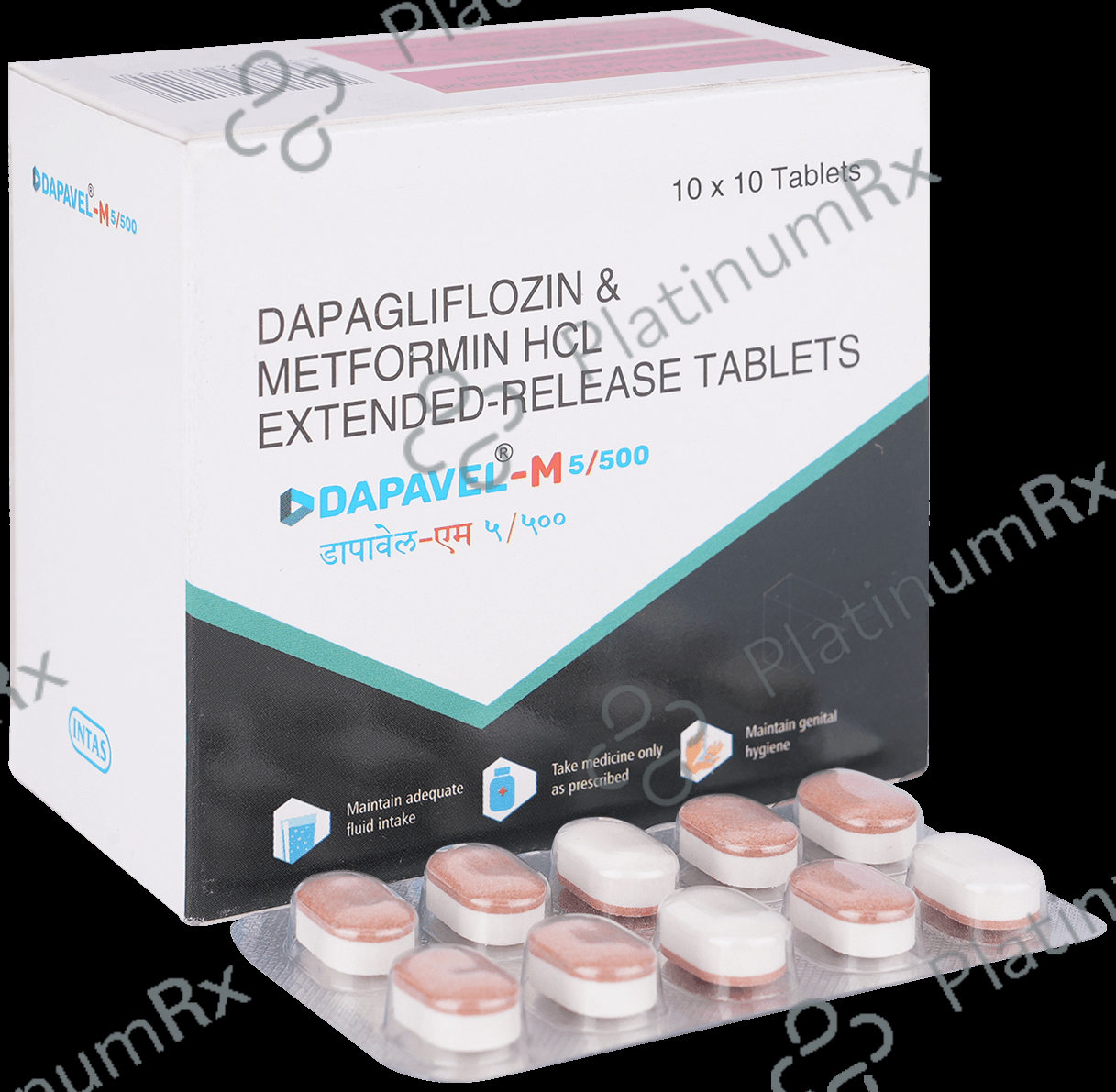 Dapavel M 5/500mg Tablet 10s