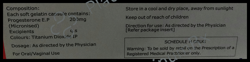 Utrogestan 200mg Soft Gelatin Capsule