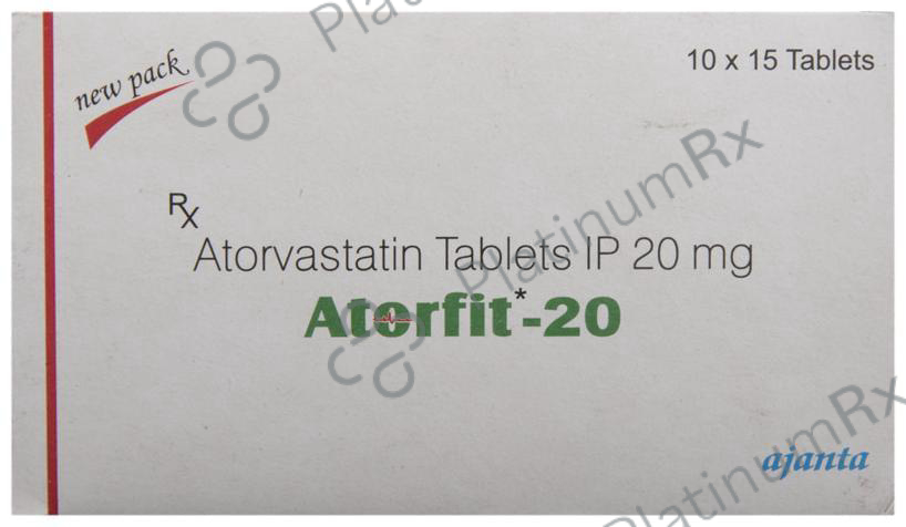 Atorfit 20 Tablet 15 Tablet
