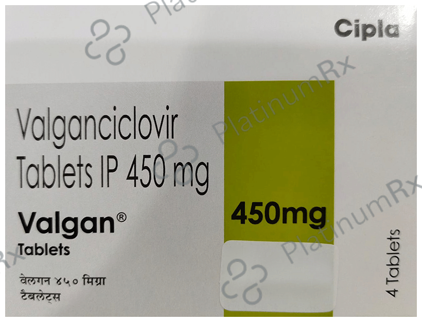 Valgan 450mg Tablet 4s