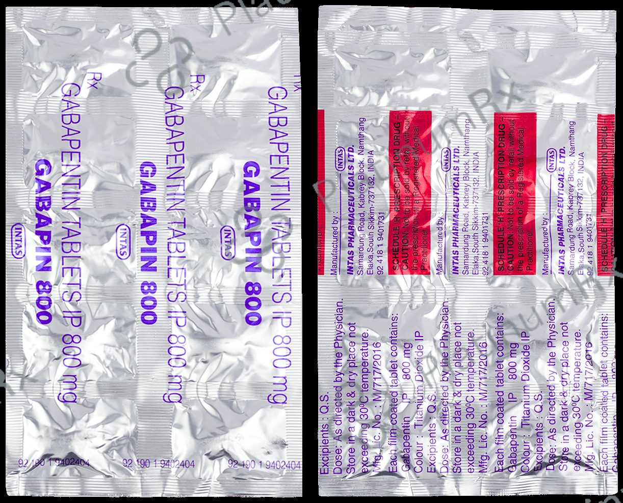 Gabapin 800mg Tablet