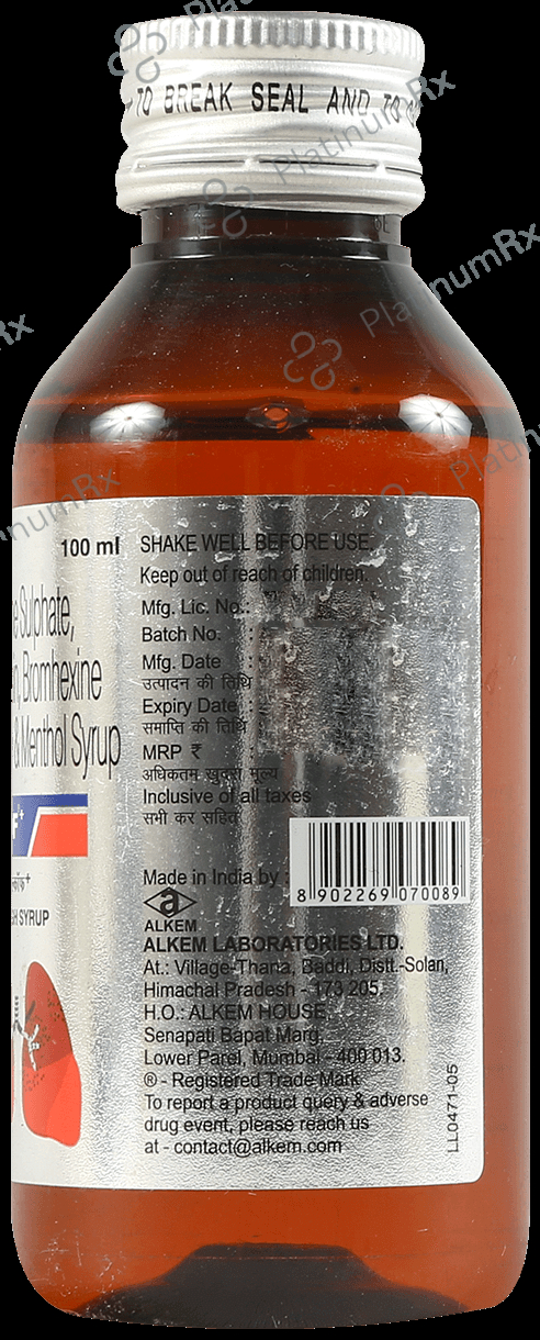 Alkof Syrup 100 Syrup