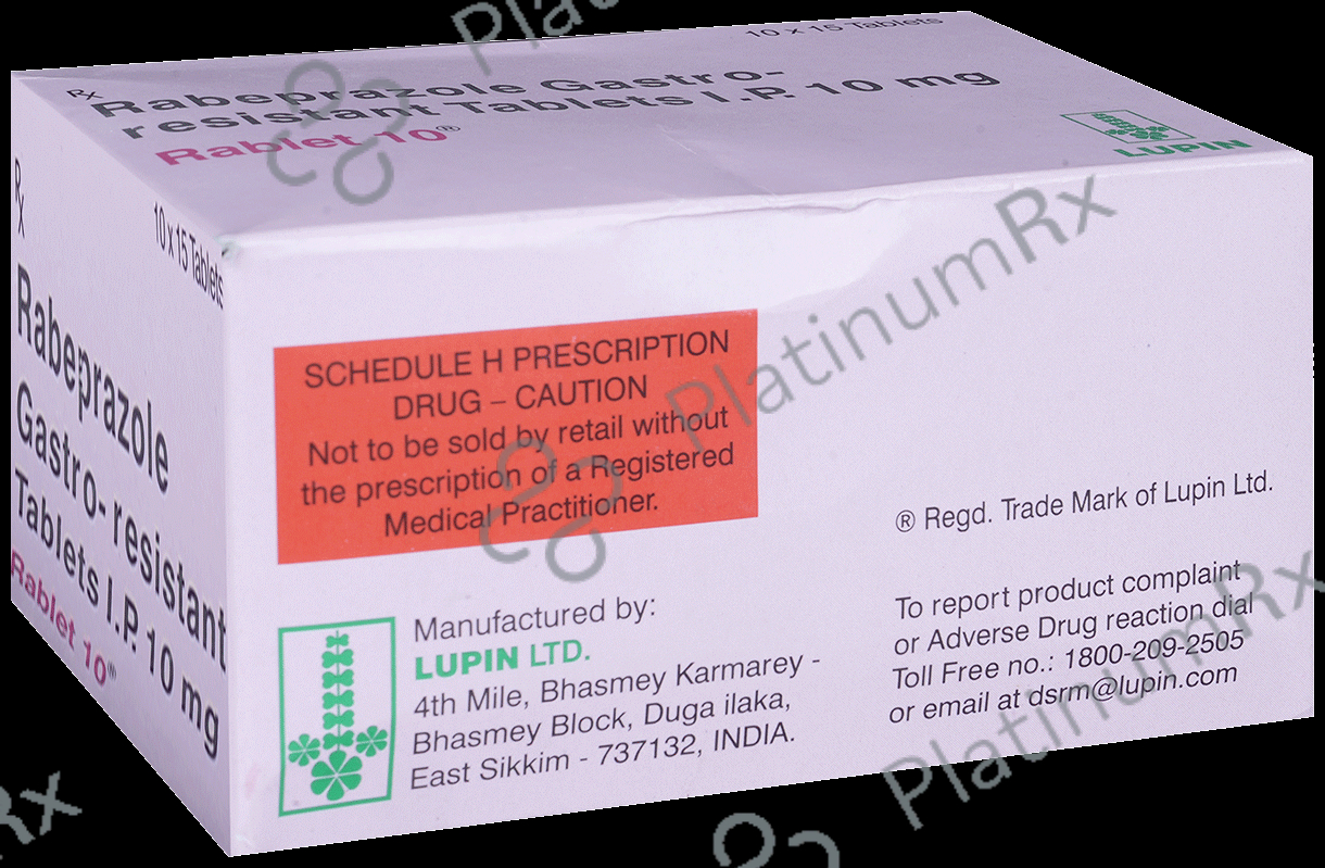 Rablet 10mg Tablet 15s