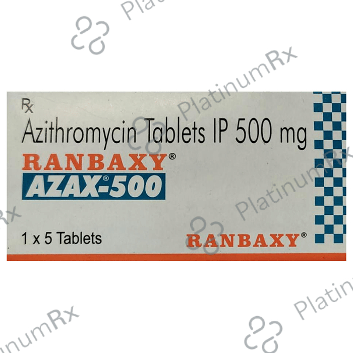 Azax 500mg Tablet 3s
