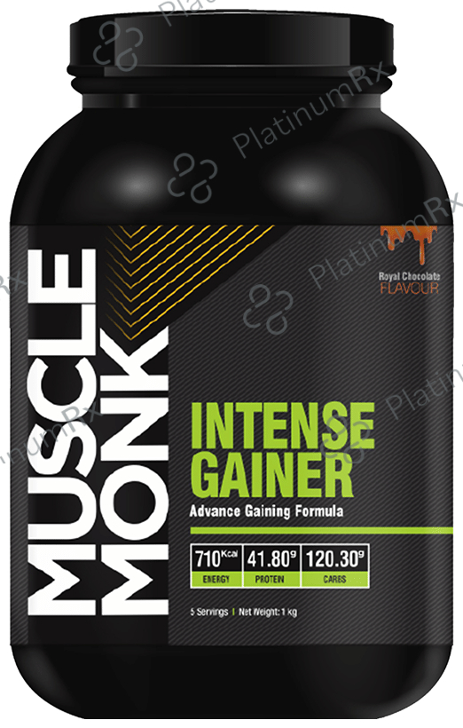 Muscle Monk Intense Gainer Royal Chocolate 1 kg