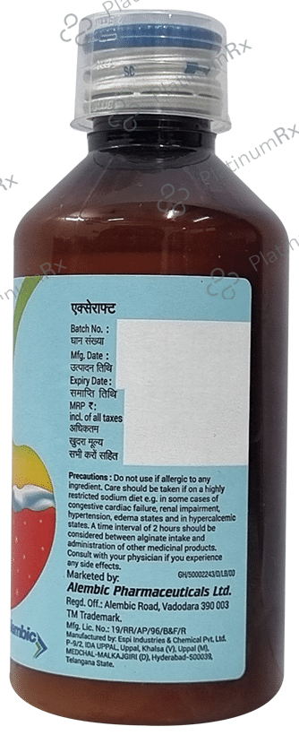 Exceraft Mint Sugar Free Oral Suspension 150ml