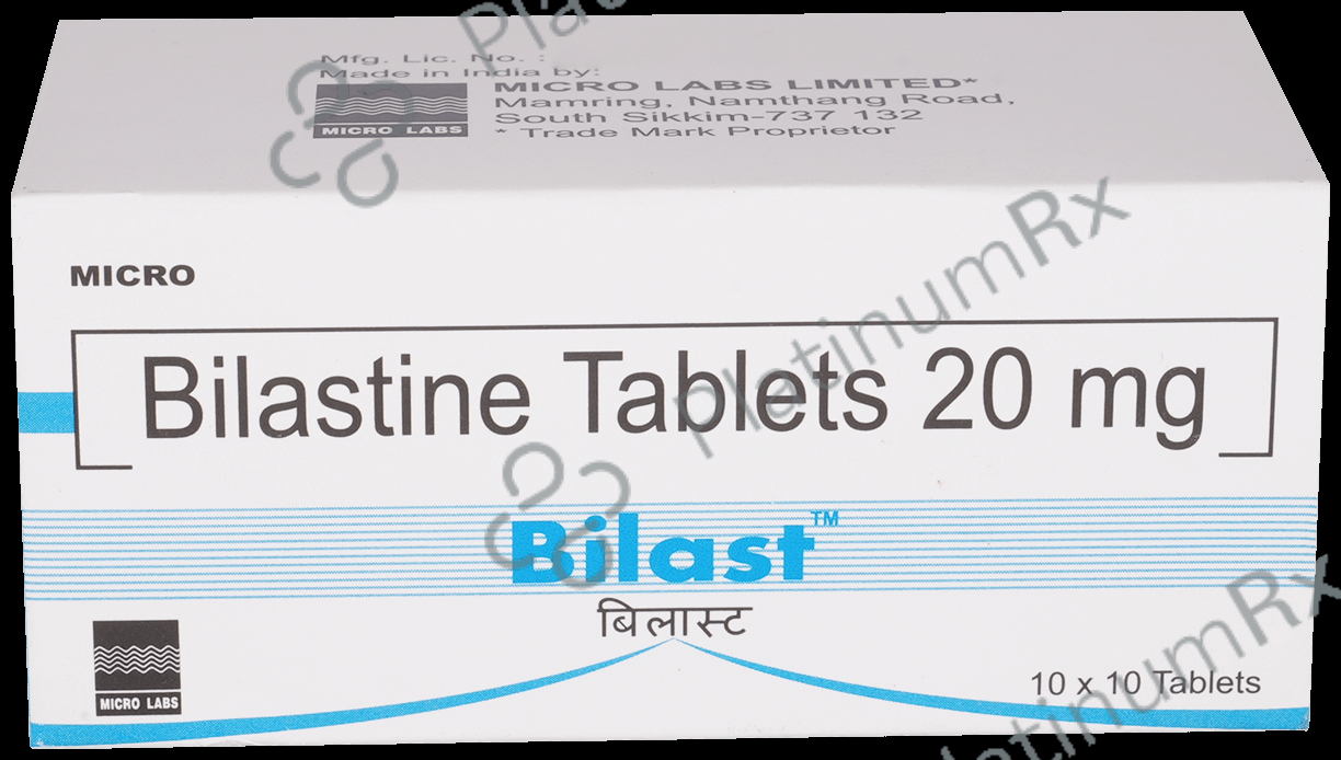 Bilast 20mg Tablet 10s