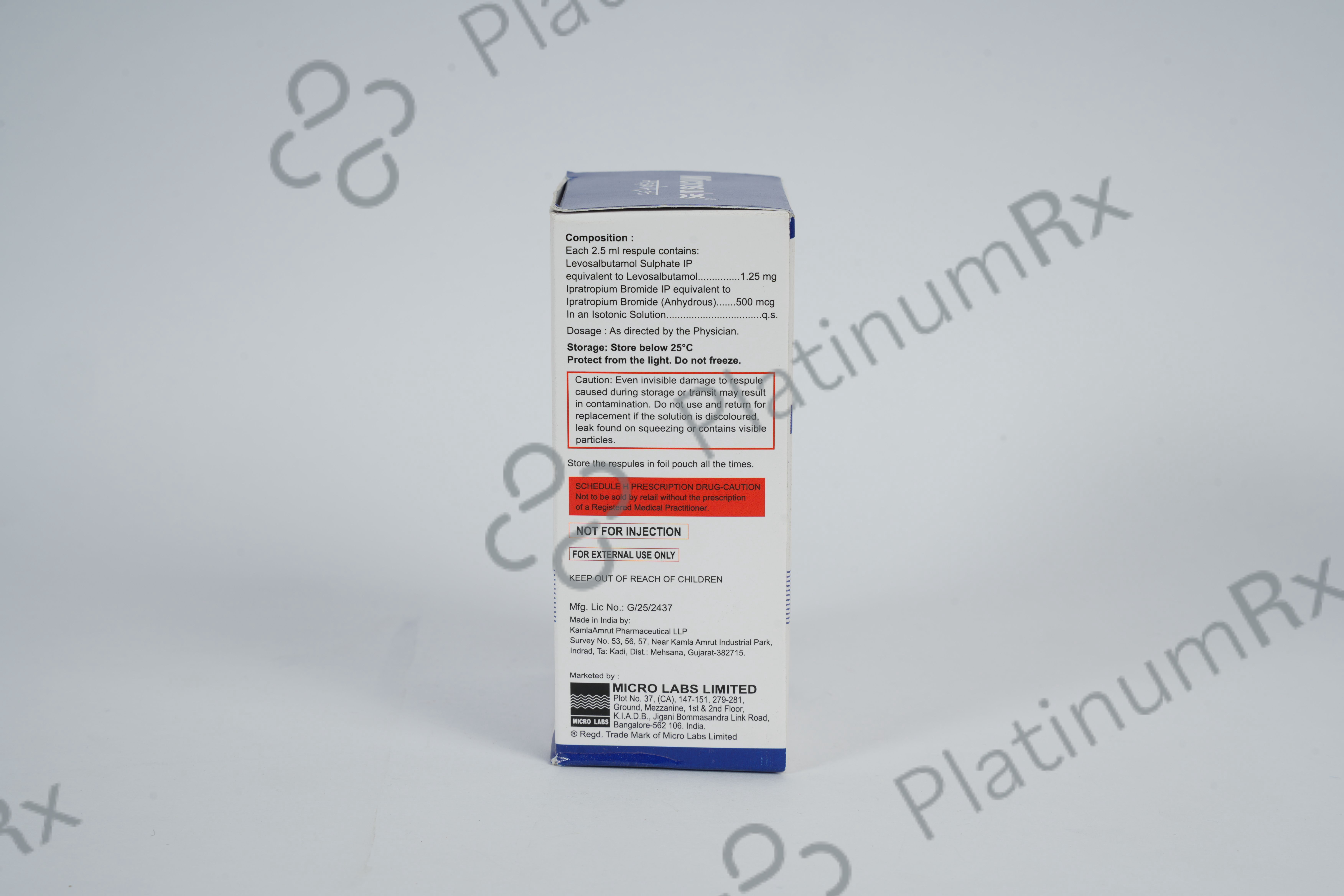 Microsules 500mcg/1.25mg Respules 2.5ml