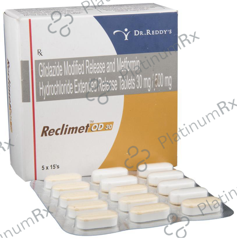 Reclimet OD 30/500mg Tablet ER 15s