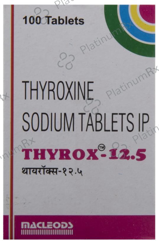 Thyrox 12.5 Tablet 100 tablets