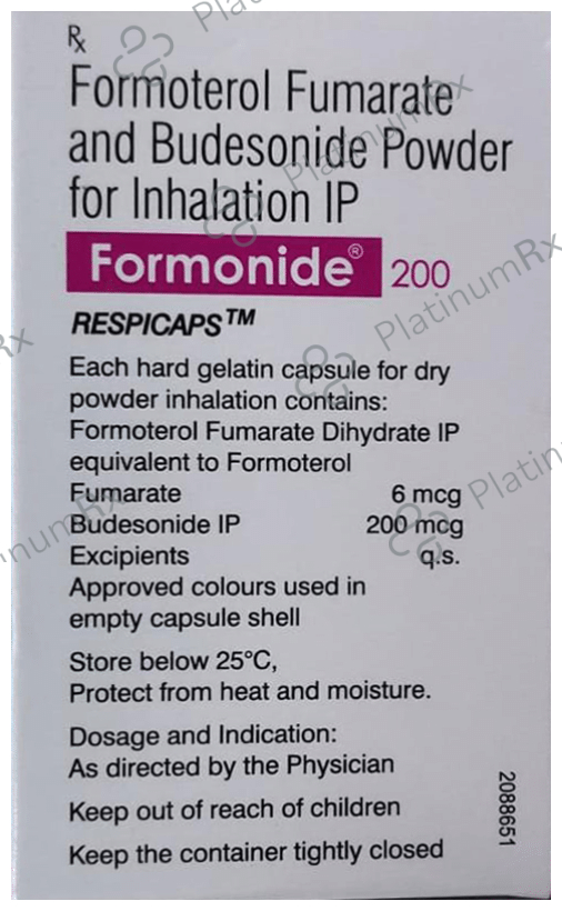 Formonide 200/60mcg Capsule 30s