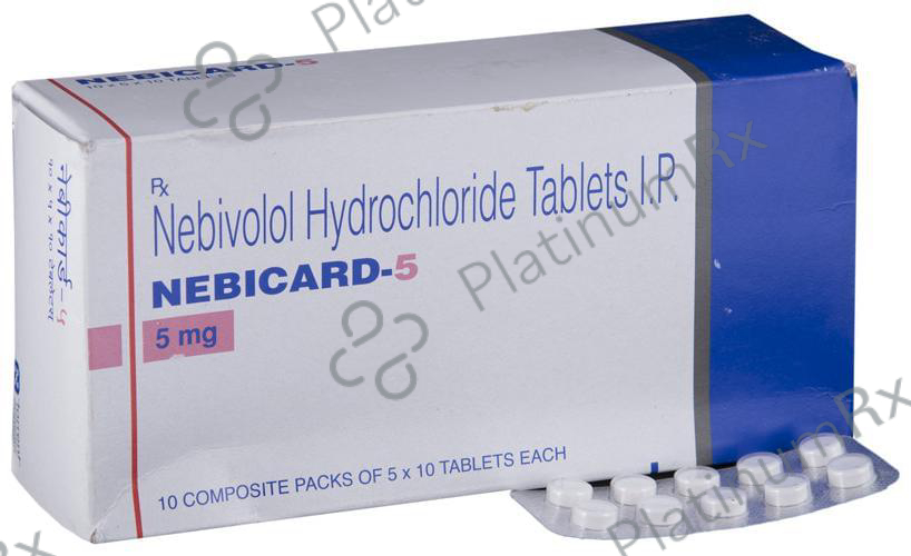 Nebicard 5mg Tablet 10s