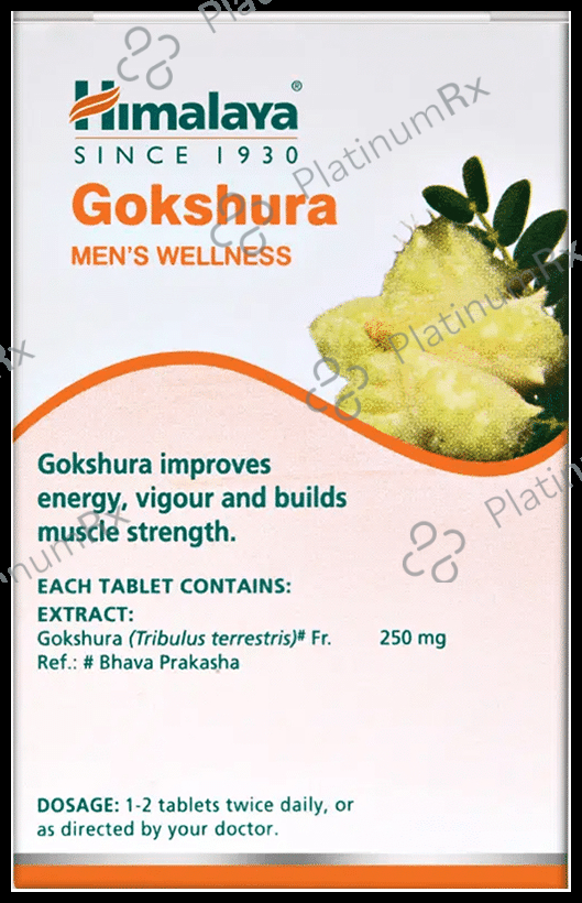 Himalaya Pure Herbs Gokshura Tablet (60 Each) 4 bottles