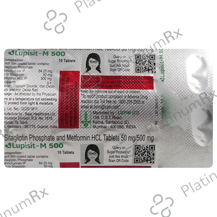 Lupisit M 50/500mg Tablet 10s
