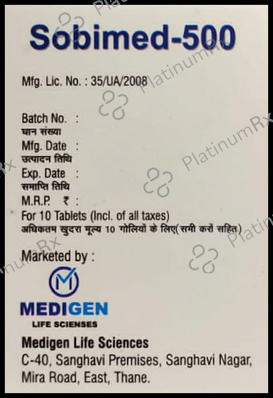 Sobimed 500 Tablet