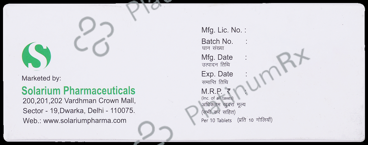 Zophar Plus 3mg/2mg Tablet