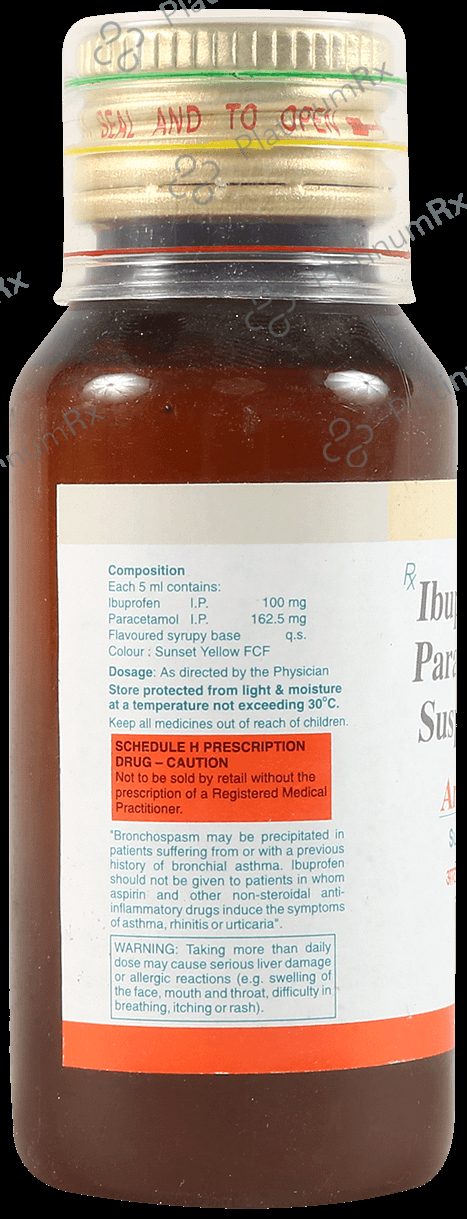 Artigesic 100/162.5mg Suspension 60ml