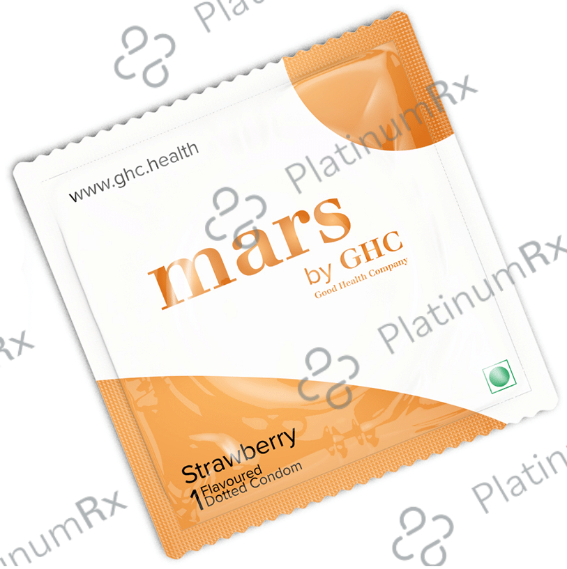 Mars Dotted Condom Strawberry