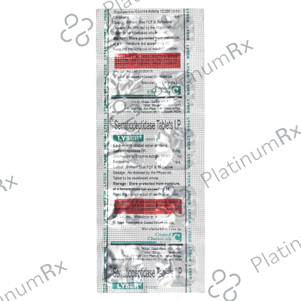 Lyser 5mg Tablet 10s