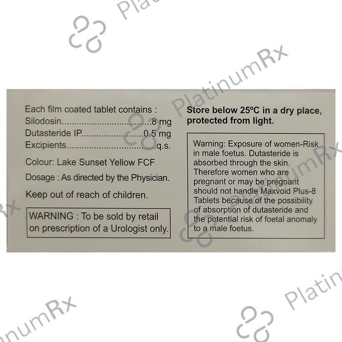 Maxvoid Plus 0.5/8mg Tablet 15s