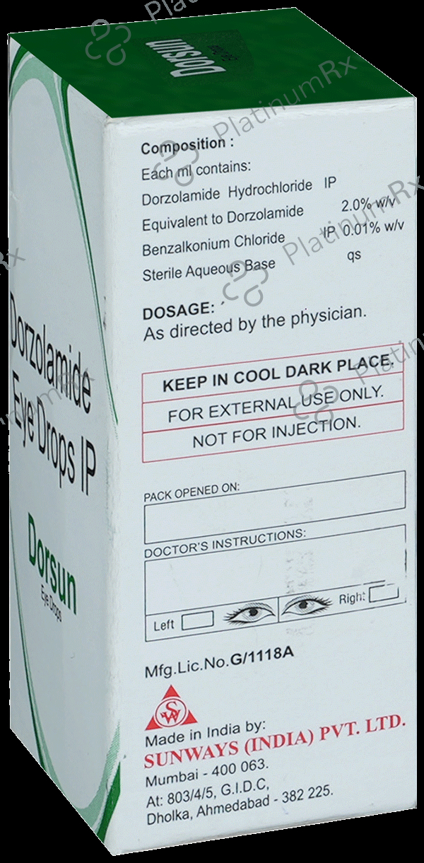 Dorsun 2% Eye Drop 5ml