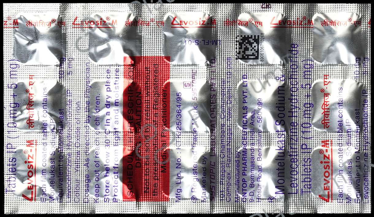 Levosiz M 5/10mg Tablet 15s