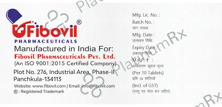 Vildox 100mg Tablet DT