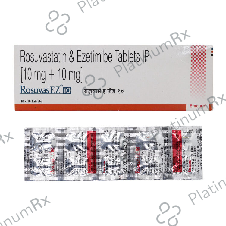 Rosuvas EZ 40/10mg Tablet 10s