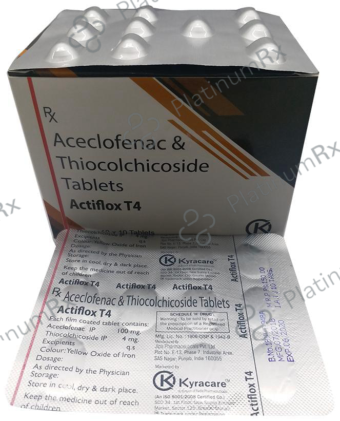 Actiflox T 4 Tablet