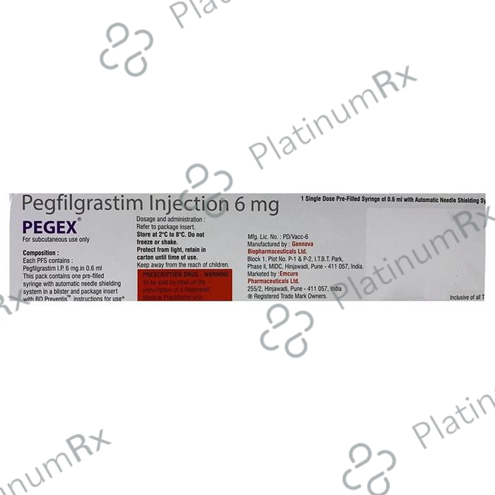 Pegex 6mg Injection