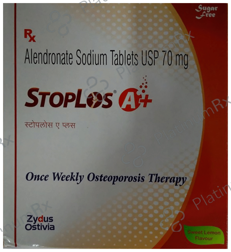 Stoplos A Plus 70mg Tablet Lemon 4s