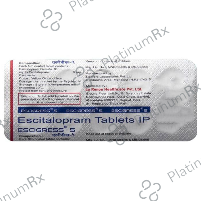 Escigress 5mg Tablet 10s