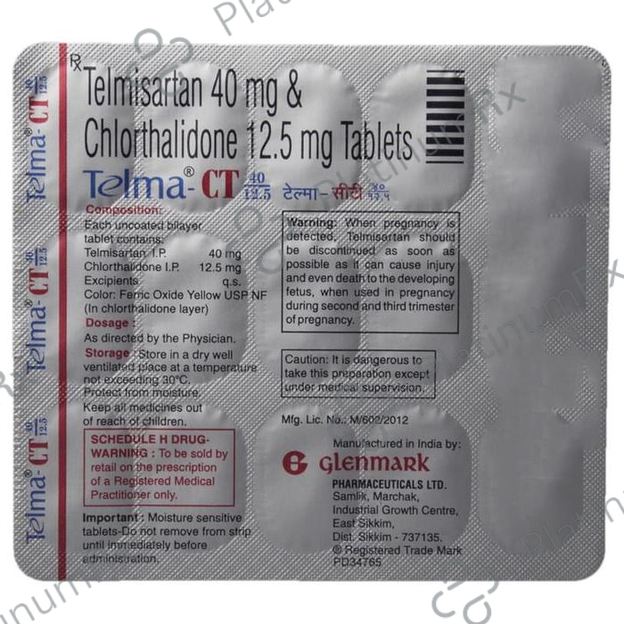 Telma CT 40/12.5mg Tablet 15s
