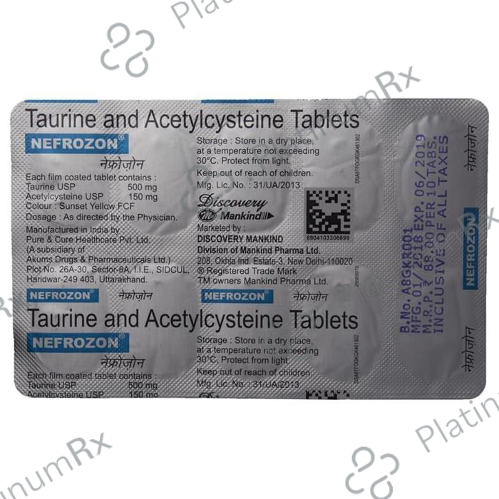 Nefrozon 150/500mg Tablet 10s