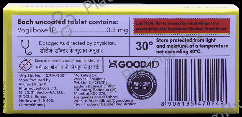 Gliboseaid 0.3 Tablet