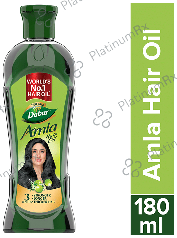 Dabur Amla Hair Oil - For Stronger, Longer & Thicker Hair 180 ml