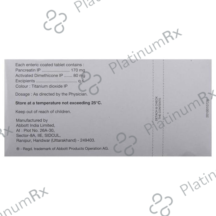 Pankreoflat 170/80mg Tablet 15s