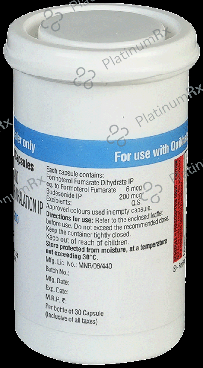 Quikhale FB 200/6mcg Capsule 30s