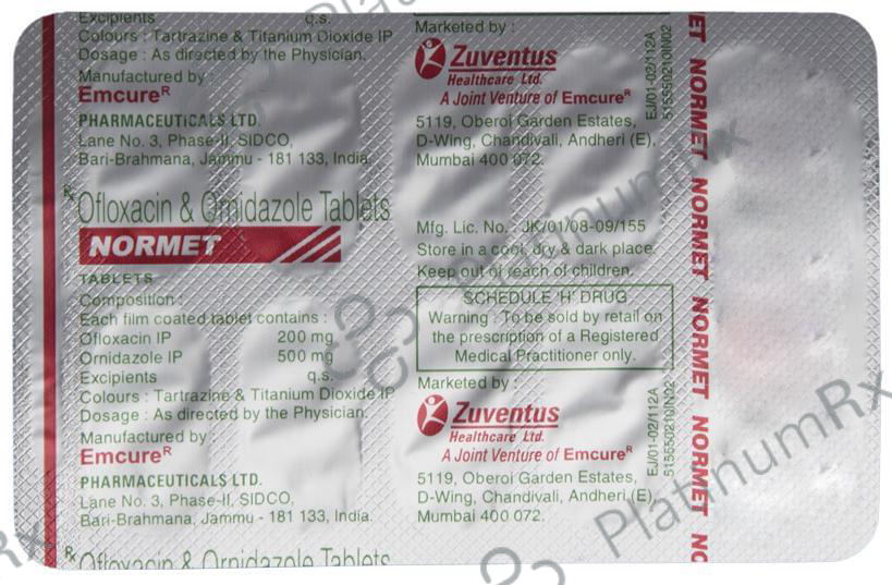 Normet 200/500mg Tablet 10s