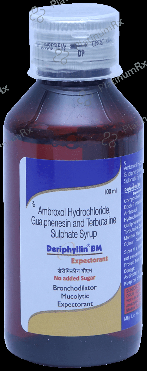Deriphyllin BM 30/50/1.25mg Expectorant 100ml