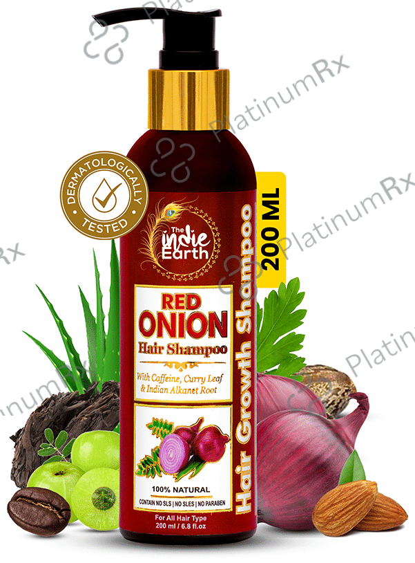 The Indie Earth Red Onion Hair Shampoo