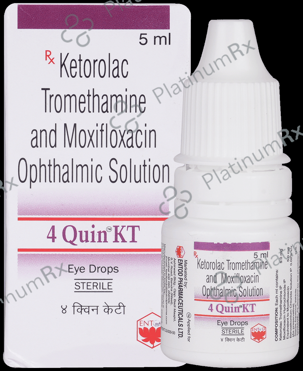 4 Quin KT Eye Drop 5ml