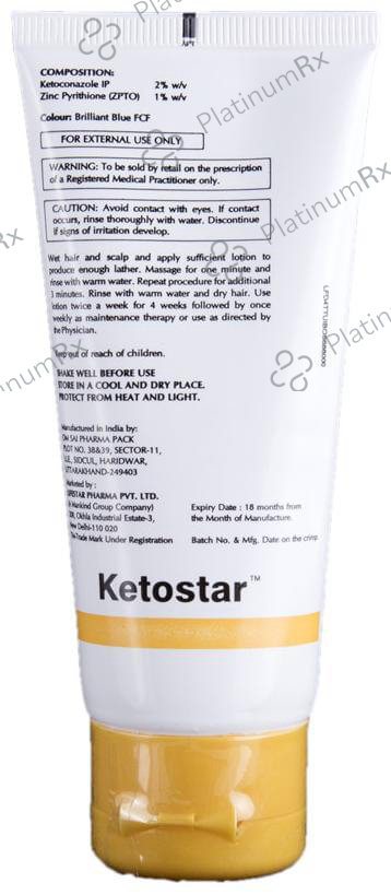 Ketostar Anti Dandruff Lotion 50ml