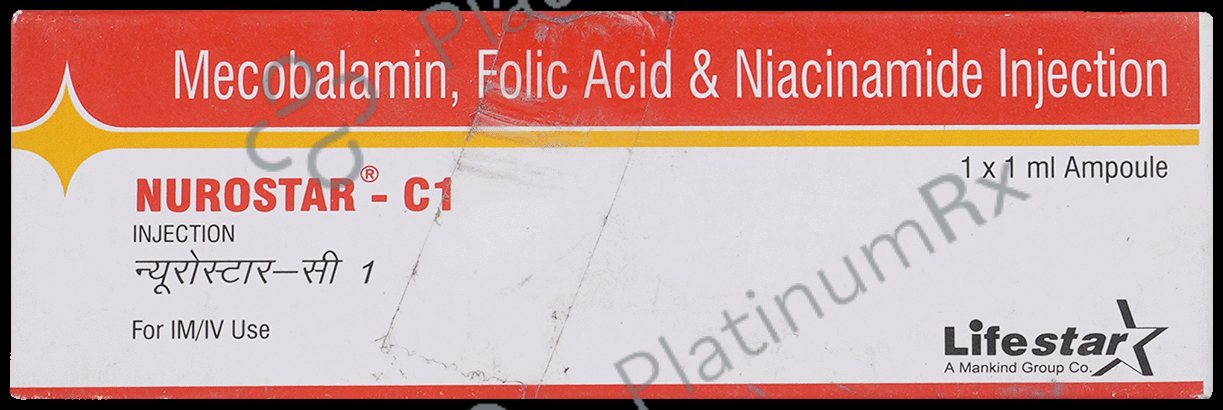 Nurostar C 0.7mg/1500mcg/12mg Injection