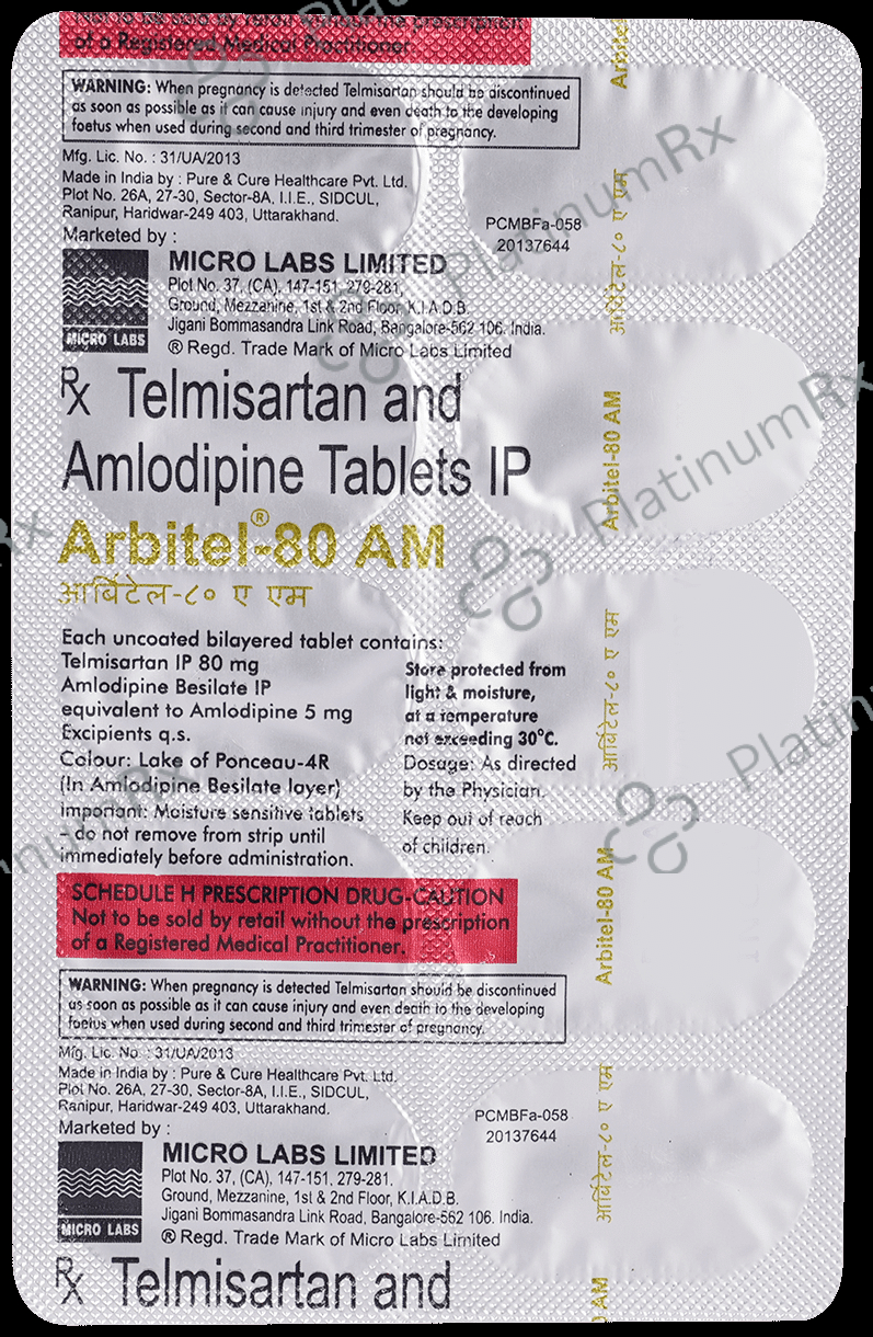 Arbitel-80 AM Tablet