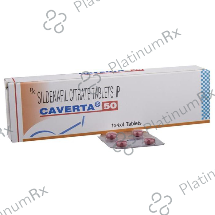 Caverta 50mg Tablet 4s
