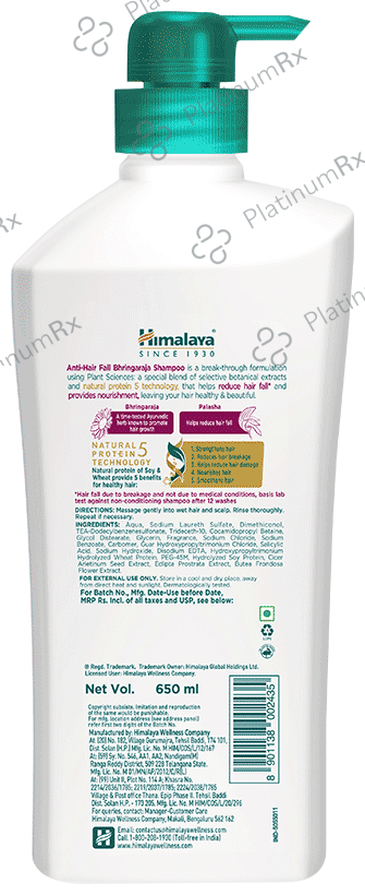 Himalaya Anti-Hair Fall Bhringaraja Shampoo 650 ml