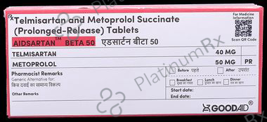 Aidsartan Beta 50 Tablet PR